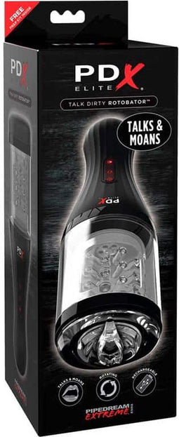 Pipedream Extreme Talk Dirty Rotobator Masturbator