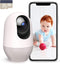 nooie 360 CAM 2 - Baby Monitor - 2K 360° Camera - Mocha