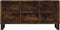 vidaXL - Tv-meubel - 103,5x30x50 - cm - bewerkt - hout - gerookt - eikenkleurig