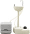 vidaXL - Campingtoilet - en - wasbak - met - watertank