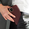 Selencia Hoesje Geschikt voor iPhone Xr Hoesje - Selencia Gaia Slang Backcover - Donkerrood