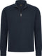 Mario Russo Pique Longsleeve Shirt - Trui Heren - Sweater Heren - Coltrui Heren - M - Navy