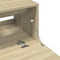 vidaXL - Wastafelkast - 59x37x59 - cm - bewerkt - hout - sonoma - eikenkleurig