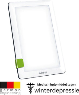Beurer TL 30 - Lichttherapielamp - 10000 Lux - Compact 20 x 12 cm - Incl. opberghoes en adapter - 3 Jaar garantie