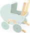 Janod Zen - Houten Poppenwagen - Voor Poppen Tot 42 Cm - Inclusief Deken en Kussen