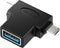 Vention OTG Adapter voor Android, USB 3.0, Micro USB, USB Type-C