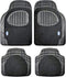 Vloermattenset voor auto Goodyear GOD9024 Universeel Zwart (4 pcs)