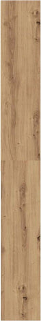 vidaXL - Wasmachinekast - 64x24x190 - cm - artisanaal - eikenkleur