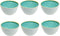 COSY & TRENDY LAGUNA AZZURRO UNBREAK. SLAKOM D14XH8.5 CM - MELAMINE - SET van 6