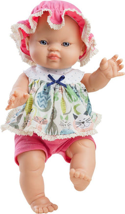 Paola Reina Pop Gordi Blanca, Gekleed 34 Cm (Bruine Ogen)