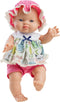 Paola Reina Pop Gordi Blanca, Gekleed 34 Cm (Bruine Ogen)