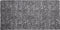 ESEL - Laagpolig vloerkleed - Donkergrijs - 80 x 150 cm - Viscose