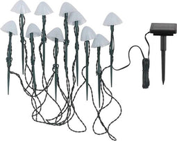 Champy - Mini-paddestoelenslinger - Zonne-energie LED - 3.8M (set van 10)