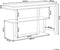 Bureau verstelbaar lichtbruin/wit 120 x 45 cm CHANDLER