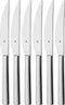 WMF Nuova Steakmessen - 6-delig - RVS - Ergonomisch - Zwart (6 stuks)