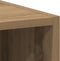 vidaXL - Hangkast - Riga - 20x29,5x60 - cm - bewerkt - hout - artisanaal - eikenkleur