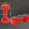 Tunturi Dumbbell set - 2 x 3 kg - Vinyl - Rood (2 stuks)