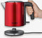 Severin WK 3427 - Waterkoker - 2400 watt - Hoogwaardig roestvrij staal - Rood
