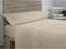 Set beddengoed Alexandra House Living QUTUN Beige Bed van 160 4 Onderdelen