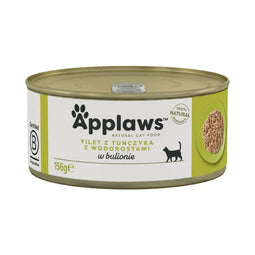 Kattenvoer Applaws Tuna fillet with seaweed in broth Vis 156 g