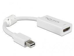 Delock 63935 - Mini DisplayPort naar HDMI adapter - DP 1.4 / HDMI 2.0 4K 60Hz - Wit
