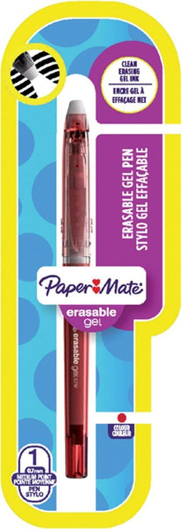 Gelschrijver paper mate inkjoy erasable rood | Blister a 1 stuk