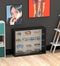 VVD Vitrinekastje staande hangende wandvitrine - schuifdeuren - 50 x 40 x 13 cm