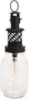Glazen Pot met LED licht - 33 cm