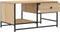 vidaXL - Salontafel - 85,5x51x45 - cm - bewerkt - hout - sonoma - eikenkleurig
