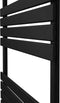 Platte Paneel Handdoekradiator - 1200mm x 450mm - 1892 BTU - Zwart