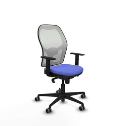 Piqueras y Crespo 1D036G0 - Bureaustoel - Verstelbare hoogte met armleuning - Licht Blauw