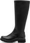 TAMARIS Essentials - Dames Laarzen - Hoge schachthoogte 39 cm - Zwart