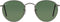 Ray-Ban Round Metal - Zonnebril - Unisex - Groen G-15 - Staalgrijs