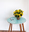 Mica Decorations Begonia - Kunstplant - Gele bloemen - 37 cm