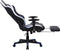 Gamestoel Tornado relax bureaustoel - met voetsteun - ergonomisch verstelbaar - zwart blauw