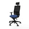 Bureaustoel met hoofdsteun Piqueras y Crespo 1D066N1 Marineblauw