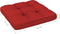 vidaXL - Palletkussen - 50x50x12 - cm - stof - rood