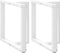 vidaXL - Eettafelpoten - 2 - st - T-vormig - 70x35x(72-73) - cm - staal - wit