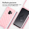 iMoshion Hoesje Geschikt voor Samsung Galaxy S9 Hoesje Met Koord - iMoshion Siliconen design hoesje met koord - Roze / Retro Pink