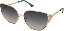 Guess GU7875 - Zonnebril - Goudkleurig frame met groene lenzen