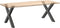 vidaXL - Eettafelpoten - 2 - st - X-vormig - 90x(72-73) - cm - staal - antraciet