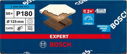 Bosch Accessoires Expert C470 schuurpapier voor excenterschuurmachines 125 mm, 8 gaten, K180
