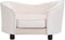vidaXL - Hondenbank - 69x49x40 - cm - pluche - en - kunstleer - crèmekleurig