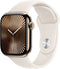 Apple Watch Series 10 - Smartwatch - GPS + Cellular - 42mm - Titanium - Zilver (Beige)