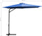 vidaXL - Parasol - met - stalen - paal - 300 - cm - azuurblauw