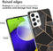 iMoshion Hoesje Geschikt voor Samsung Galaxy A53 Hoesje Siliconen - iMoshion Design hoesje - Zwart / Black Graphic