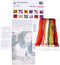 Thea Gouverneur - Borduurpakket met telpatroon - 492A - Voorgesorteerde DMC Garens - Oost-Indische Kers - Aida - 15 cm x 14 cm - DIY Kit