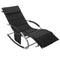 Sobuy OGS28 - Schommelstoel - Ergonomisch - 143×57×85 cm - zwart