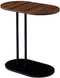 Ceruzo Bijzettafel - Bruin Zwart - 58x34xH60 cm - Stevig Metaal MDF - 4.15 kg