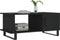 vidaXL - Salontafel - 90x50x40 - cm - bewerkt - hout - zwart